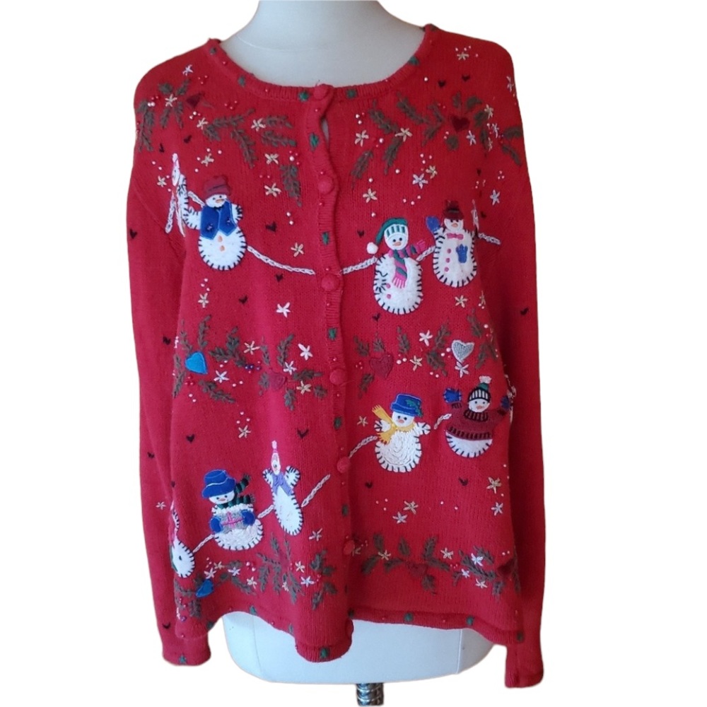 Designer Studio Originals‎ Holiday Sweater Cardigan